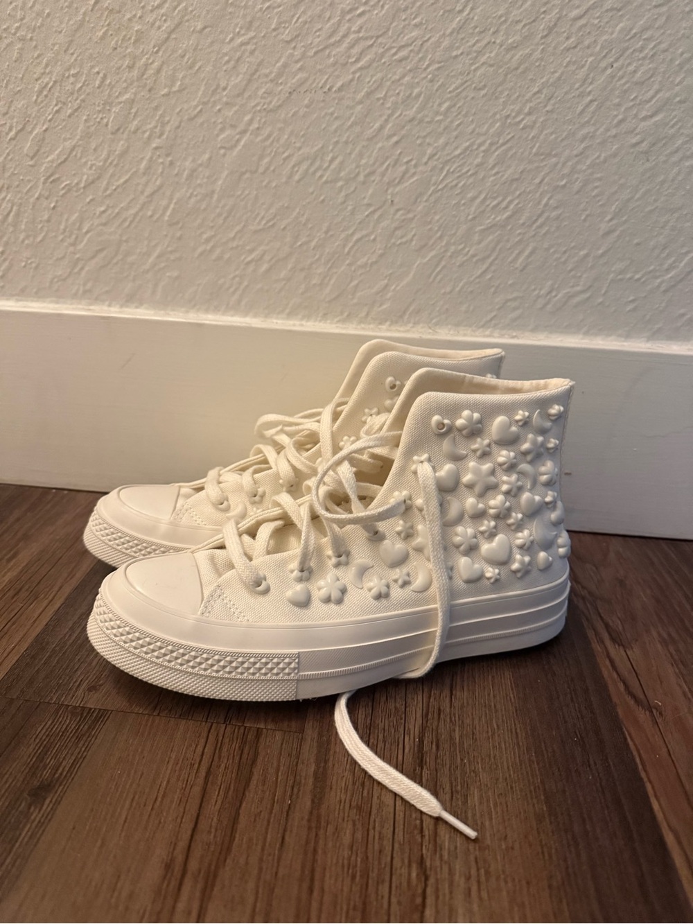 Converse Chuck Taylor Off-White High-Top Canvas Sneakers